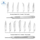 Multifunctional Stainless Steel Blade Carbon Steel Made Sterile Scalpel for Phone PCB Glue Removing Sharp Surgical Knife