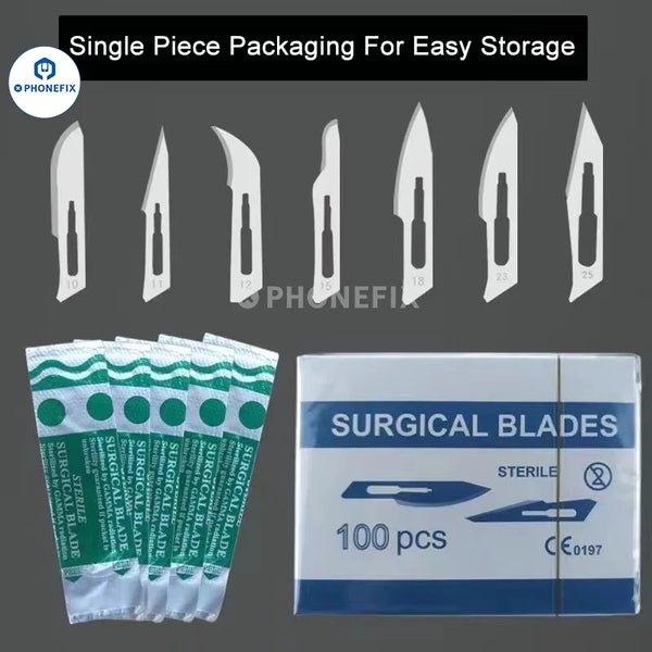 Multifunctional Stainless Steel Blade Carbon Steel Made Sterile Scalpel for Phone PCB Glue Removing Sharp Surgical Knife in Pakistan