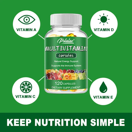 Multivitamin Capsules, Anti-hair Loss, Skin Repair, Liver Health, Improvement of Anemia and Vitamin Deficiency, Energy Care