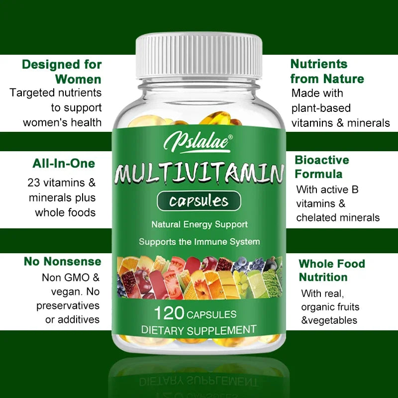 Multivitamin Capsules, Anti-hair Loss, Skin Repair, Liver Health, Improvement of Anemia and Vitamin Deficiency, Energy Care