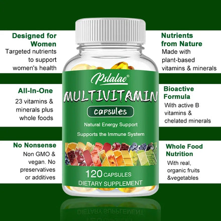 Multivitamin Capsules, Anti-hair Loss, Skin Repair, Liver Health, Improvement of Anemia and Vitamin Deficiency, Energy Care