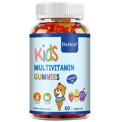 Multivitamin Gummies - Children's heart and brain health, supports bone, teeth, heart health, metabolism