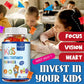 Multivitamin Gummies - Children's heart and brain health, supports bone, teeth, heart health, metabolism
