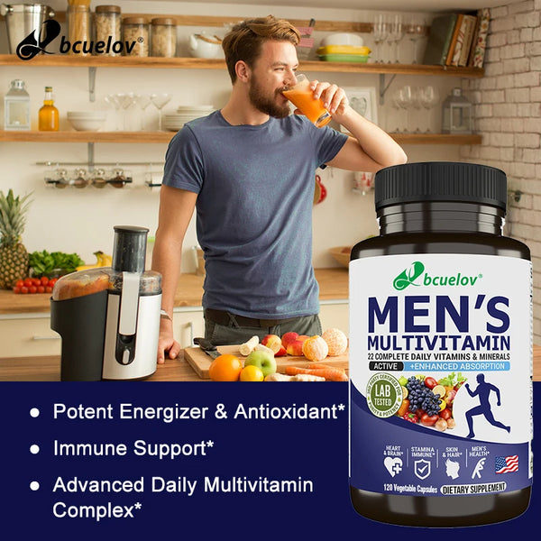 Multivitamin Supplement for Men - B12, B6, B1, Zinc To Support Brain, Cardiovascular and Joint Health and Enhance Immunity in Pakistan in Pakistan