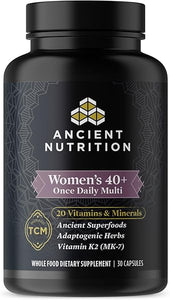 Multivitamin for Women, Ancient Multi Women's 40+ Once Daily Vitamin Supplement, Vitamin B, Vitamin C and Vitamin K2, Folate and Iron Supplement, Supports Bone Health, 30ct in Pakistan