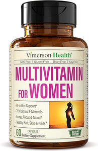 Multivitamin for Women - Womens Multivitamin & Multimineral Supplement for Energy, Mood, Hair, Skin & Nails - Womens Daily Multivitamins A, B, C, D, E, Zinc, Calcium & More. Women's Vitamins Capsules in Pakistan