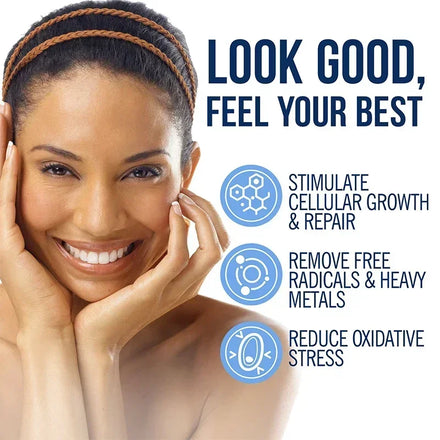 NAC + Glutathione Supplement, Supports Skin Health - Liver, Detox, Brightening, Antioxidant Supplement, Non-GMO, 120 Capsules