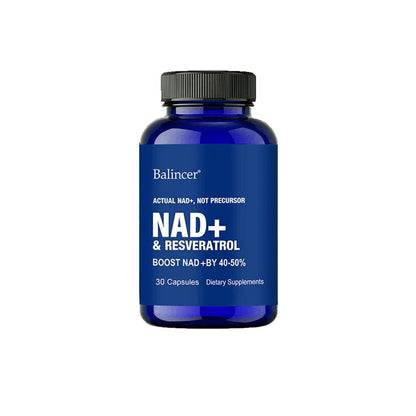 NAD Supplements, Supplements with Resveratrol + Vitamin B3, Nad Plus Boost Supplements - Supports Cellular Health