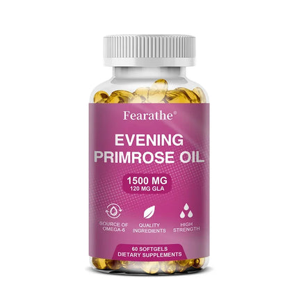 Natural Evening Primrose Oil Capsules Antioxidant Bone Strengthening Immunity Suitable for Women To Improve Endocrine Health