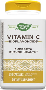 Nature's Way Vitamin C with Bioflavonoids, Immune Support*, 1000 mg per serving, 250 Capsules in Pakistan