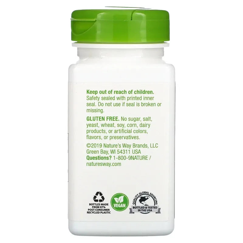 Nature's Way Vitex Fruit 400 mg 100 Capsules Traditional Support of Female Monthly Cycle