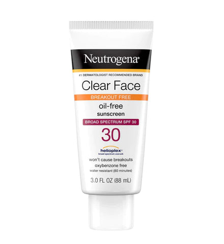 Neutrogena Sunscreen Clear Face Breakout Free SPF 30 in Pakistan