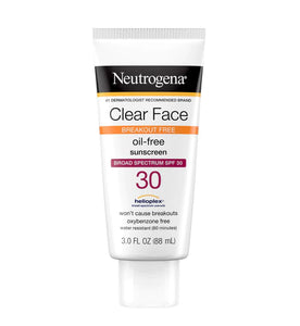 Neutrogena Sunscreen Clear Face Breakout Free SPF 30 in Pakistan