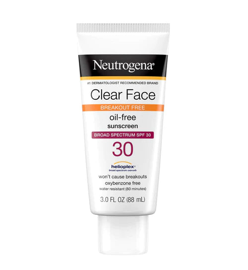 Neutrogena Sunscreen Clear Face Breakout Free SPF 30 in Pakistan in Pakistan