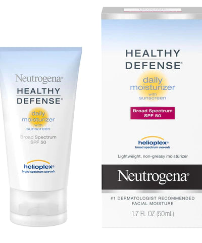 Neutrogena Healthy Defense Sunscreen Daily Moisturizer with SPF 50