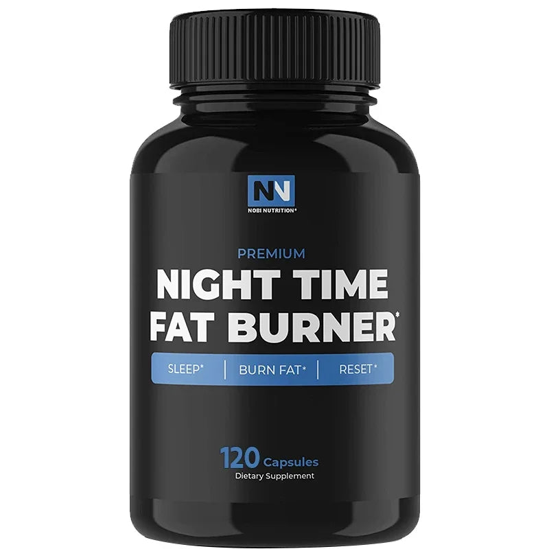 Nighttime Fat Burner for Men and Women - Appetite Control, Nighttime Fat Burner for Sleep, Energy Supplement, Metabolism Booster