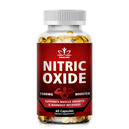 Nitric Oxide Booster Pre-Workout Boosts Muscle, Pump, Energy and Endurance,Performance & Muscle Mass,L-arginine Supplement