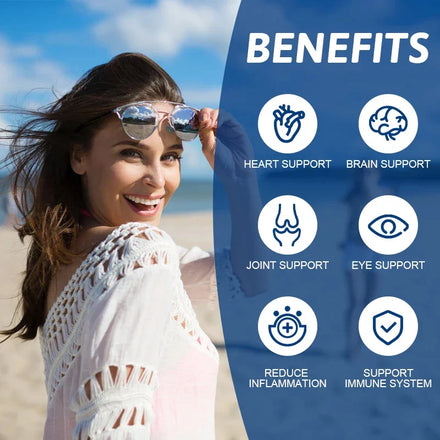 Omega-3 Fish Oil Rich In DHA and EPA, Improve Bad Mood, Relieve Stress, Strengthen The Brain, Improve Memory and Intelligence