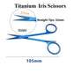 Ophthalmic Iris Scissors Eye surgery cut tissue scissors Titanium surgical instrument Pet Surgical tool double eyelid Scissors