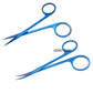 Ophthalmic Iris Scissors Eye surgery cut tissue scissors Titanium surgical instrument Pet Surgical tool double eyelid Scissors