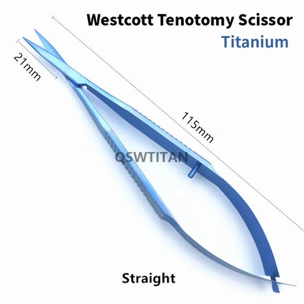 Ophthalmic Micro Scissors Westcott Tenotomy Scissor Stainless Steel/Titanium Ophthalmic Surgical Instrument