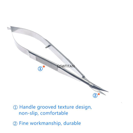 Ophthalmic Micro Scissors Westcott Tenotomy Scissor Stainless Steel/Titanium Ophthalmic Surgical Instrument