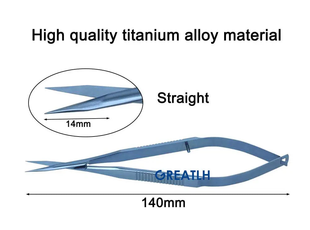 Ophthalmic Scissors Titanium Alloy Tissue Scissors Westcott Tenotomy Scissor Eyelid Surgical Tool Ophthalmic Instrument