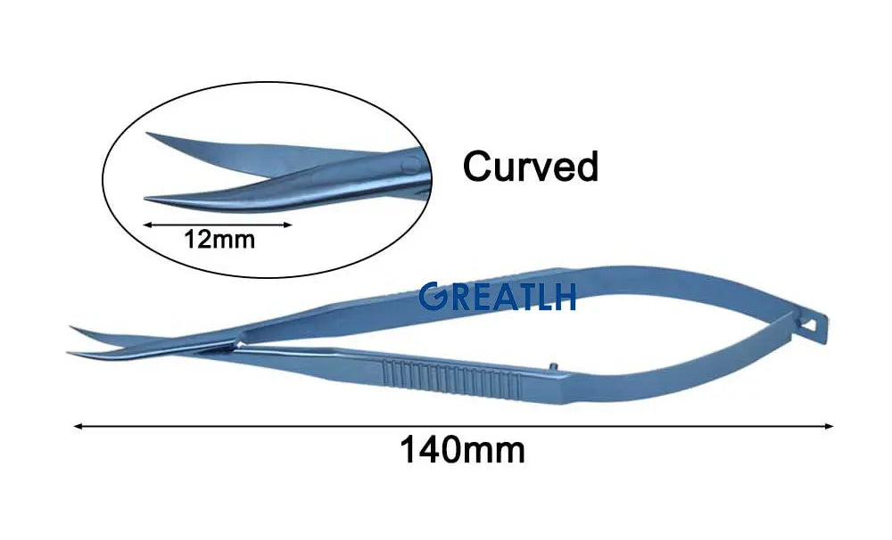Ophthalmic Scissors Titanium Alloy Tissue Scissors Westcott Tenotomy Scissor Eyelid Surgical Tool Ophthalmic Instrument