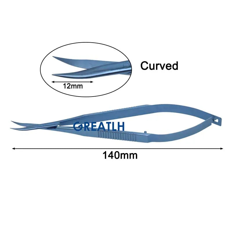 Ophthalmic Scissors Titanium Alloy Tissue Scissors Westcott Tenotomy Scissor Eyelid Surgical Tool Ophthalmic Instrument