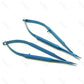 Ophthalmology 4-piece micro-instrument suture set stainless steel hand surgical corneal scissors titanium alloy tweezers holding