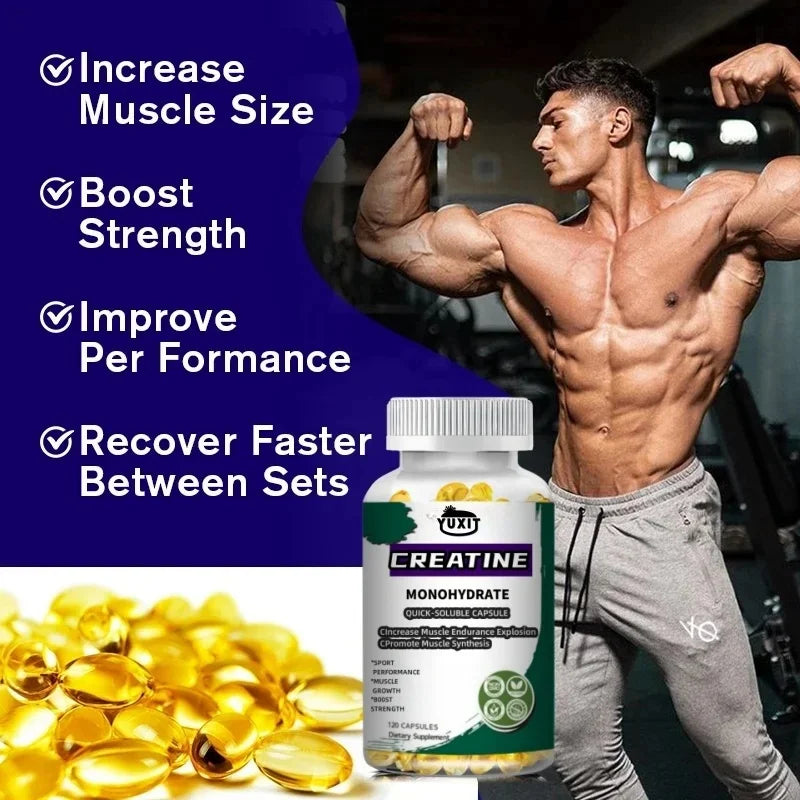 ]Optimum Nutrition Micronized Creatine Monohydrate Capsules, Keto Friendly, 3000mg, 120 Capsules