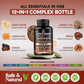 Organic Lion Mane Turkey Tail, Cordyceps sinensis, Ganoderma lucidum, Mushroom, and Oyster 12 in 1 Complex 12000 mg, 60 capsules