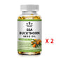 Organic Omega-7 Sea Buckthorn Seed Oil Capsule for Heart, Immune Support, and Intestinal Health, Healthy Skin, Hair and Nails