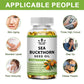 Organic Omega-7 Sea Buckthorn Seed Oil Capsule for Heart, Immune Support, and Intestinal Health, Healthy Skin, Hair and Nails