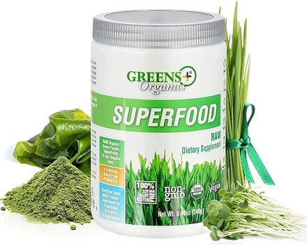 Organic RAW Superfood Powder, Super Blend Immune Support, Morning Kick, Energy Boost, Nutrition Vibrant Health, Dietary Supplement, Vegan Soy/Dairy/Gluten Free(8.46oz) in Pakistan