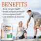 Organic Vitamin K2 (MK-7) 900 Mg +D3 5000 IU 2-in-1 Support Supplement - Efficient Absorption - Overall Immune Health