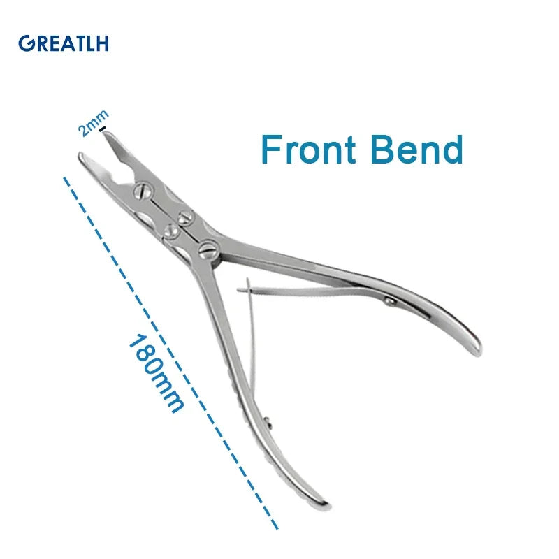 Orthopedic Double Joint Rongeur Straight Bone Rongeurs Stainless Steel Orthopedic Instrument
