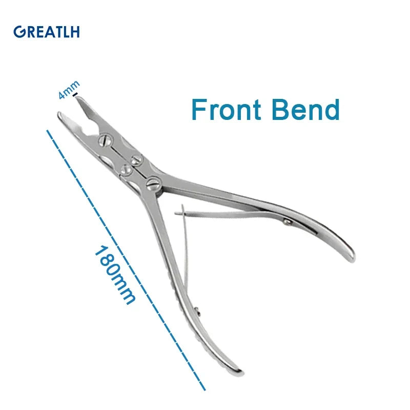 Orthopedic Double Joint Rongeur Straight Bone Rongeurs Stainless Steel Orthopedic Instrument