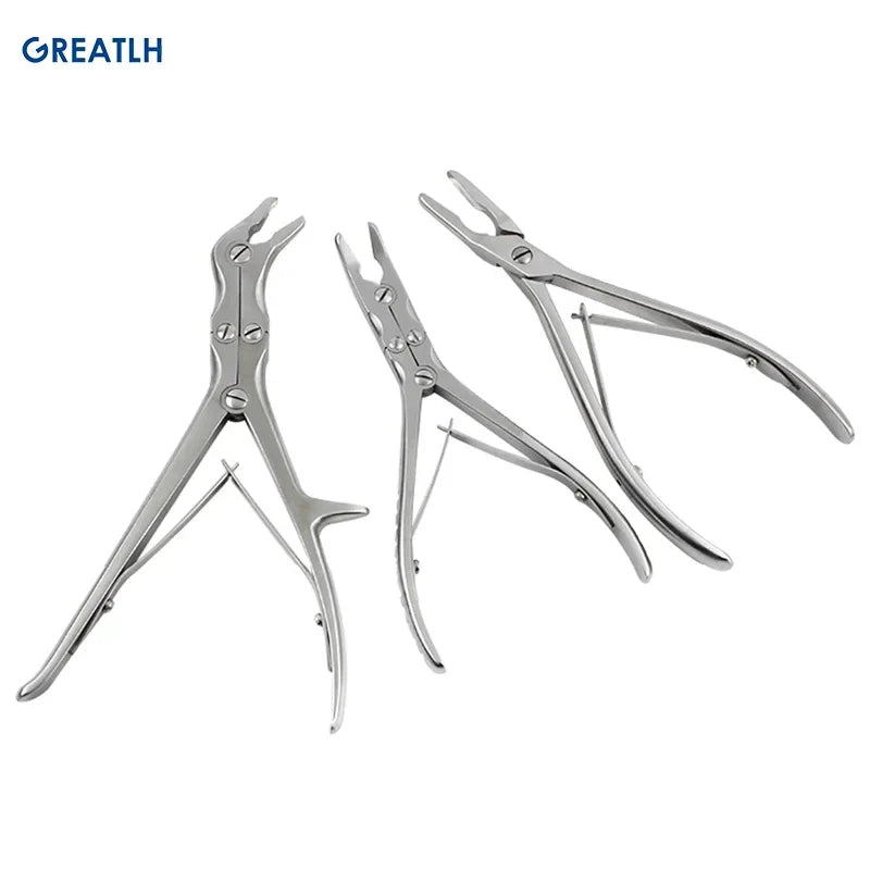 Orthopedic Double Joint Rongeur Straight Bone Rongeurs Stainless Steel Orthopedic Instrument