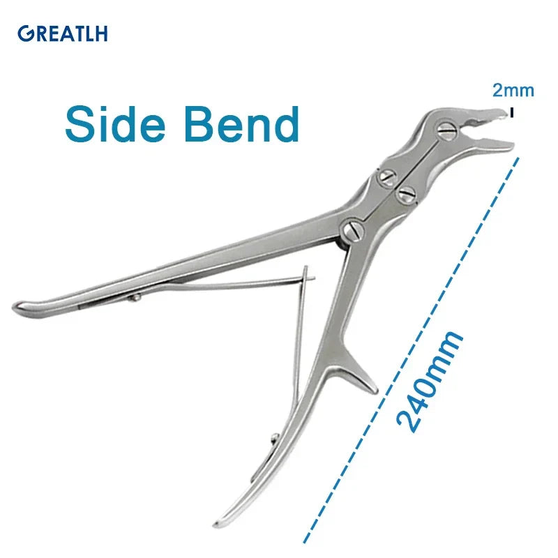 Orthopedic Double Joint Rongeur Straight Bone Rongeurs Stainless Steel Orthopedic Instrument
