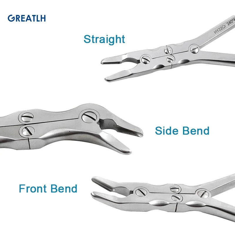 Orthopedic Double Joint Rongeur Straight Bone Rongeurs Stainless Steel Orthopedic Instrument