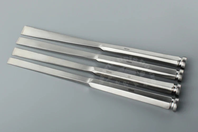 Orthopedic Osteotome Chisel Straight Tessier Bone Graft Osteotome Orthopedic Instrument