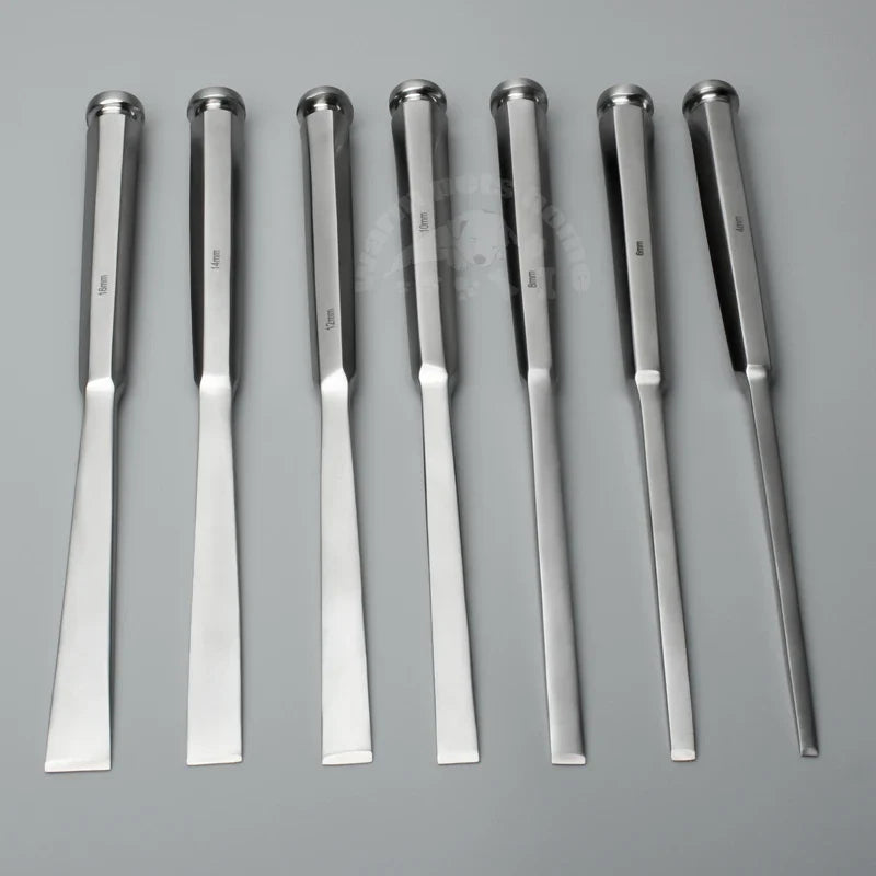 Orthopedic Osteotome Chisel Straight Tessier Bone Graft Osteotome Orthopedic Instrument