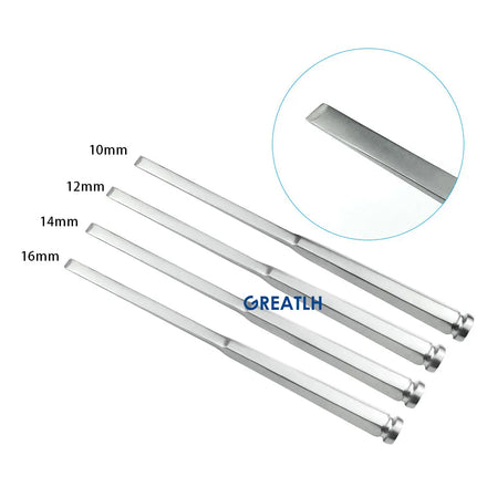 Orthopedic Osteotome Chisel Straight Tessier Bone Graft Osteotome Veterinary Orthopedic Instrument