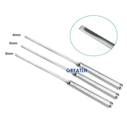 Orthopedic Osteotome Chisel Straight Tessier Bone Graft Osteotome Veterinary Orthopedic Instrument