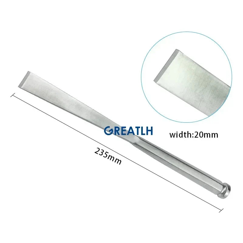 Orthopedic Osteotome Chisel Straight Tessier Bone Graft Osteotome Veterinary Orthopedic Instrument
