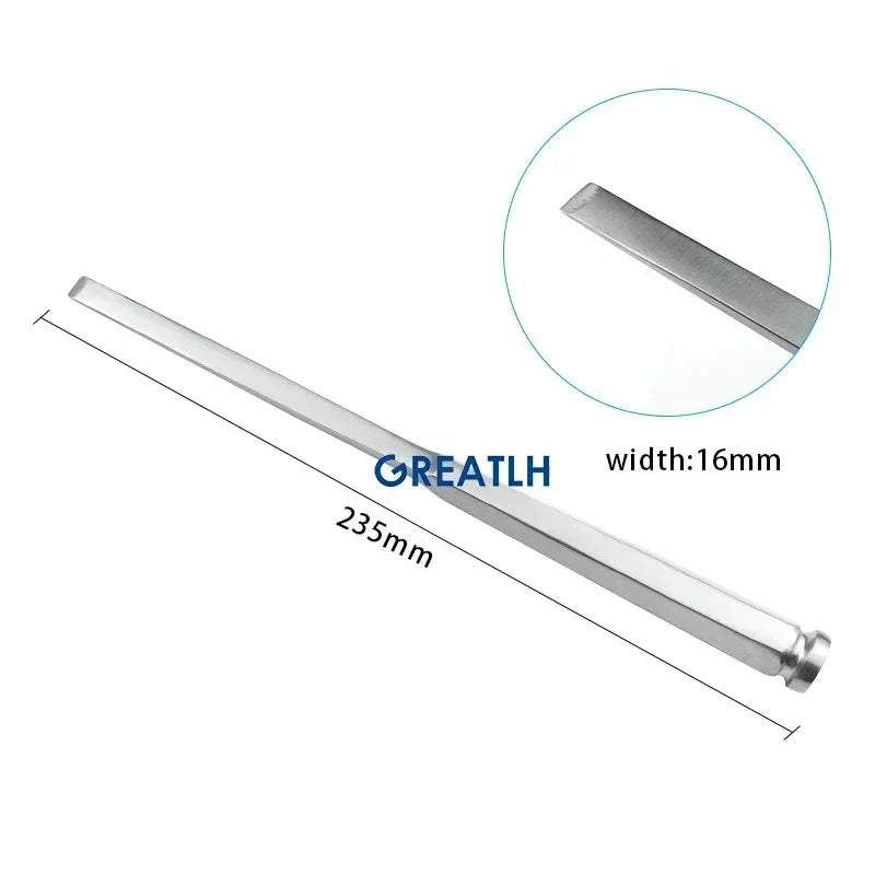Orthopedic Osteotome Chisel Straight Tessier Bone Graft Osteotome Veterinary Orthopedic Instrument