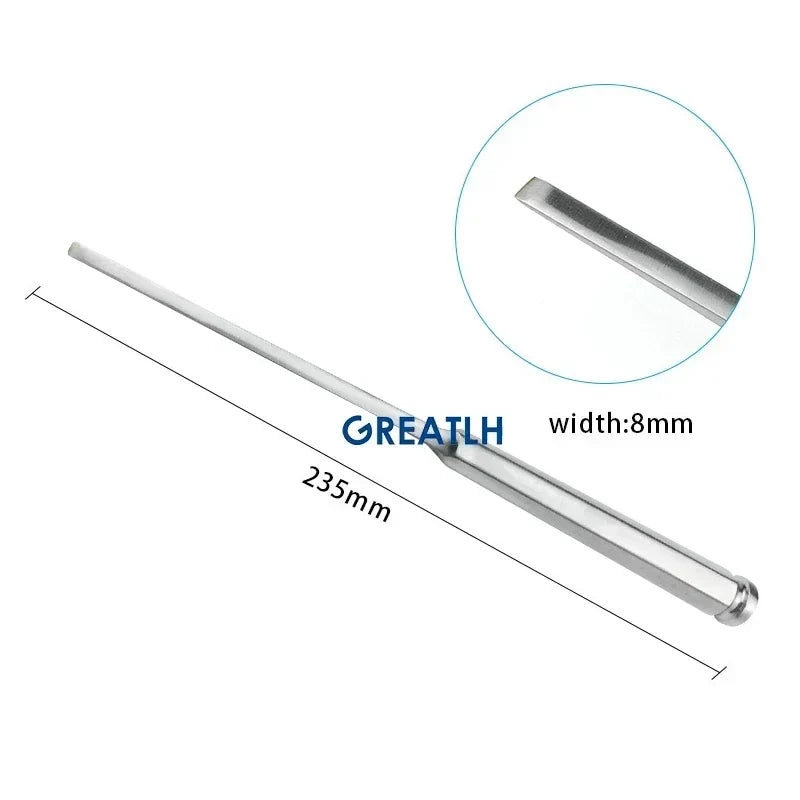 Orthopedic Osteotome Chisel Straight Tessier Bone Graft Osteotome Veterinary Orthopedic Instrument