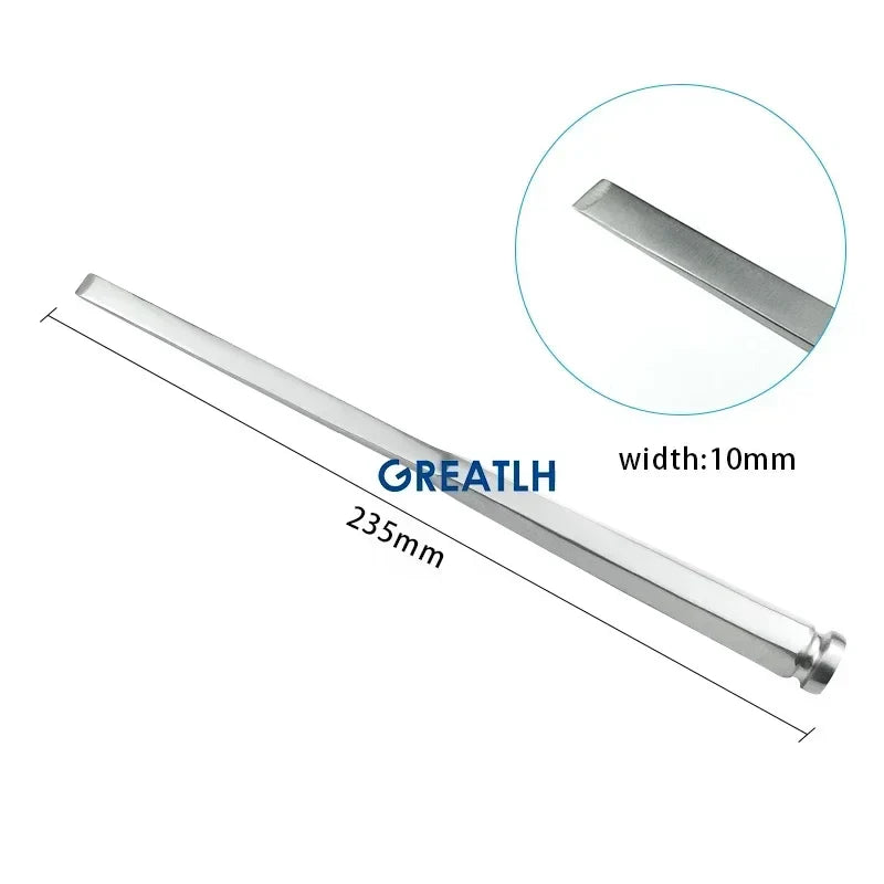 Orthopedic Osteotome Chisel Straight Tessier Bone Graft Osteotome Veterinary Orthopedic Instrument