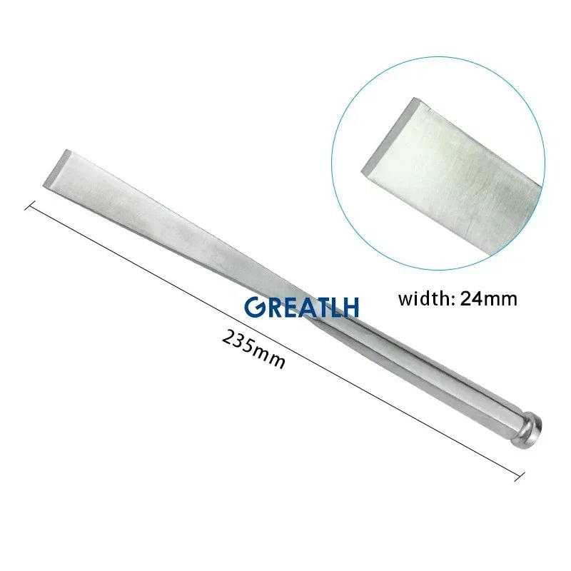 Orthopedic Osteotome Chisel Straight Tessier Bone Graft Osteotome Veterinary Orthopedic Instrument